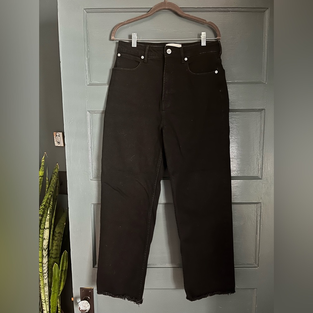 Everlane Black Curvy Way High Jeans